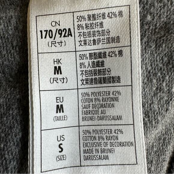 Disney Parks Sweatshirt Christmas Mickey Lightweight Gray Women's Small - Picture 8 of 11